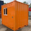 9’ mini shipping container for sale with door and window